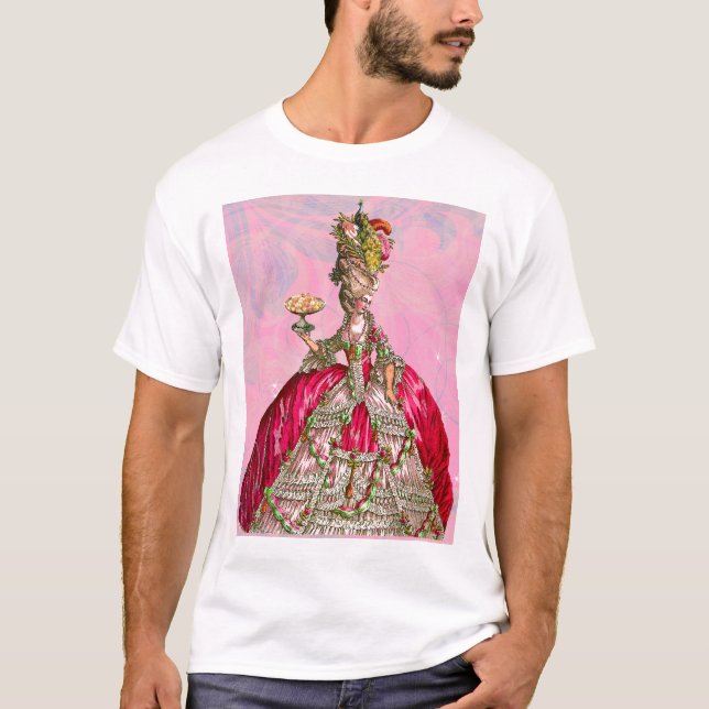 T-shirt Marie Antoinette Les Laisse Manger Du Gâteau (Devant)
