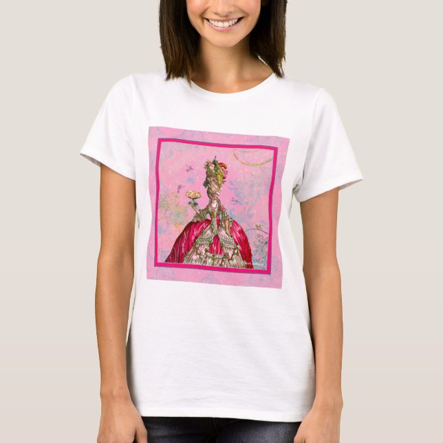 T-shirt Marie Antoinette Qu'ils mangent du gâteau et du pa (Devant)