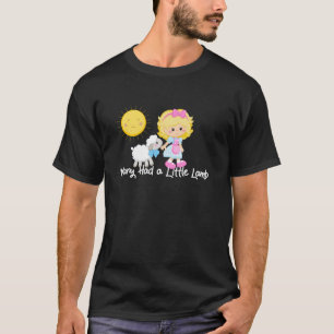 T-shirt Marie Avait un Petit Agneau Comptine Pour Adultes