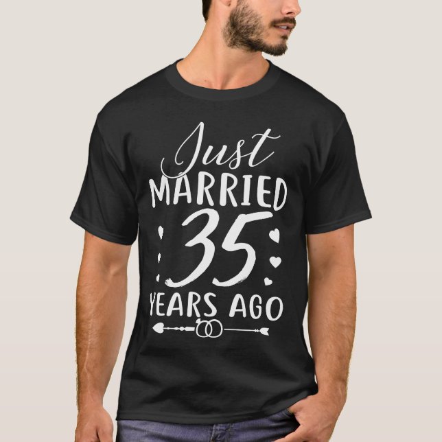 T-shirt Marié il y a 35 ans (Devant)
