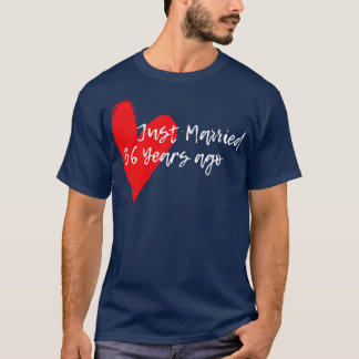 T-shirt Marié Il Y A 36 Ans Femme Hus Anniversaire Gif