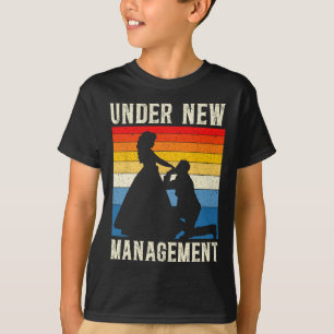 T-shirt Marié sous nouvelle direction Enterrement de vie d