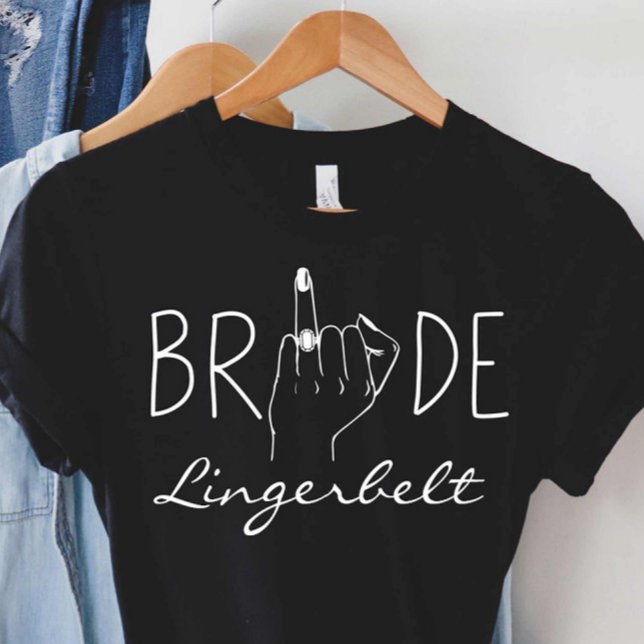 T-shirt Mariée à être cadeau Bachelorette Fête Anneau Doig (Créateur téléchargé)