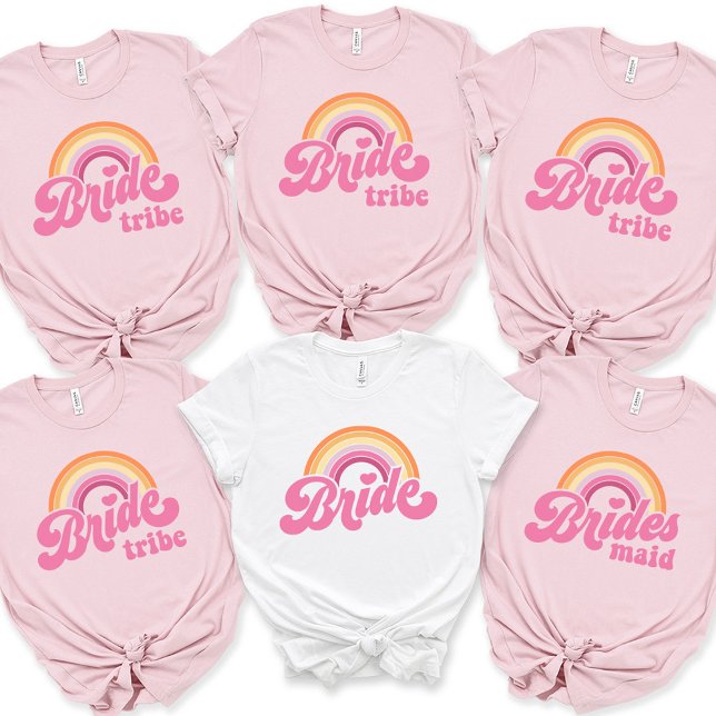 T-shirt mariée Bachelorette Rétro Mariée Tee (Créateur téléchargé)