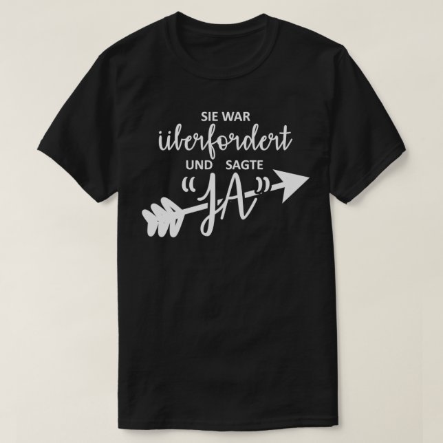 T-shirt Mariée Blague Perte Jungieuse (Design devant)
