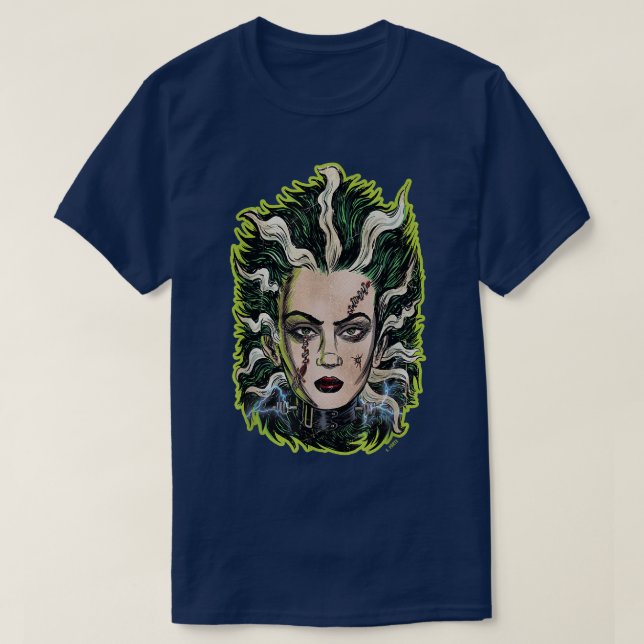 T-shirt Mariée de Frankenstein Horreur Animation Pop Surré (Design devant)
