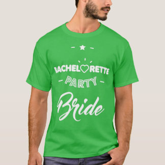 T-shirt Mariée d'enterrement de vie de jeune fille