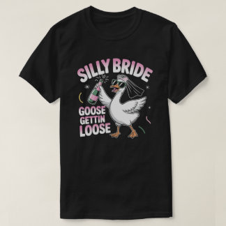 T-shirt Mariée Drôle de Mariage Silly Bride Goose