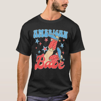 T-shirt Mariée du 4 juillet Demoiselle d'honneur Enterreme