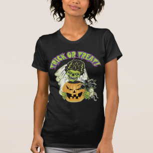 T-shirt Mariée du crâne Frankenstein