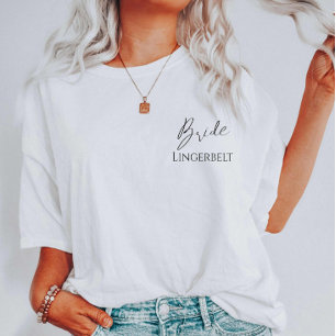 T-shirt Mariée Élégante à Être Ou Enterrement de Vie de Cé