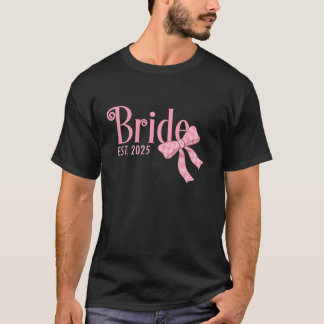 T-shirt Mariée Est 2025 Épouse Enterrement de Vie de Jeune