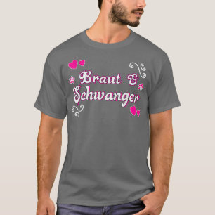 T-shirt Mariée et enterrement de vie de jeune fille encein