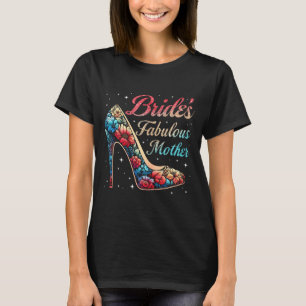 T-shirt Mariée fabuleuse de maman florale mariage heureux