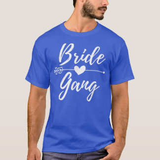 T-shirt Mariée Gang Cute Correspondant Pour Bachelorette P