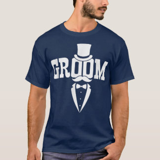 T-shirt Mariée Moustache Chapeau Mariage Enterrement de Vi