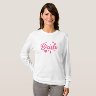 T-shirt Mariée Néon Rose