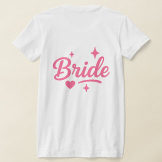 T-shirt Mariée Néon Rose