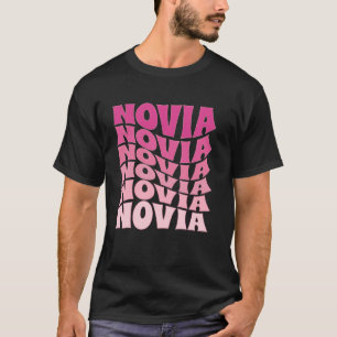 T-shirt Mariée Novia Espagnole Latina Groovy Enterrement d