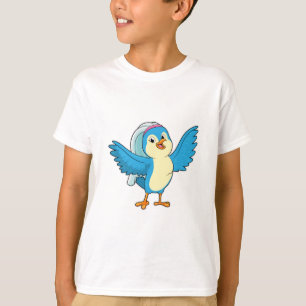 T-shirt Mariée oiseau voilée