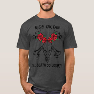 T-shirt Mariée Ou Mort Babe Gothique Witchy Halloween Taro