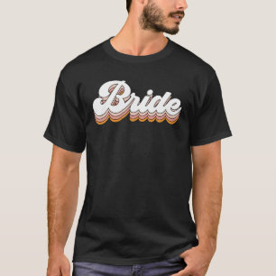 T-shirt Mariée Rétro Vintage Enterrement de Vie de Jeune F