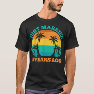 T-shirt Mariés depuis 38 ans, drôle de 38e anniversaire de
