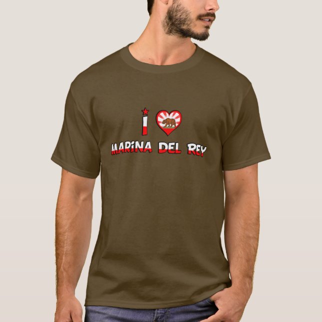 T-shirt Marina Del Rey, CA (Devant)