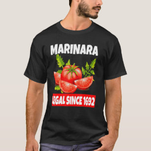 T-shirt Marinara De Nourriture Italienne Pour Sauce Tomate