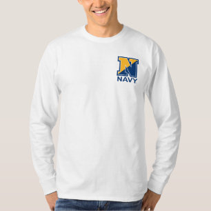 T-shirt Marine américaine Marine initiale N