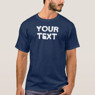 T-shirt Marine Bleu Élégant Modèle moderne Hommes