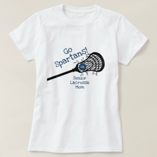 T-shirt Marine Blue Go Team Lacrosse Maman