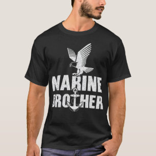 T-shirt Marine Brother 