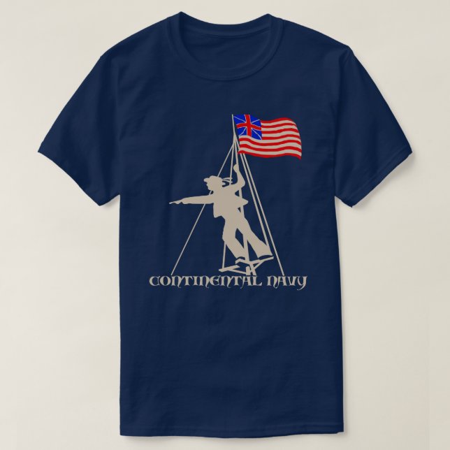 T-SHIRT MARINE CONTINENTALE (Design devant)