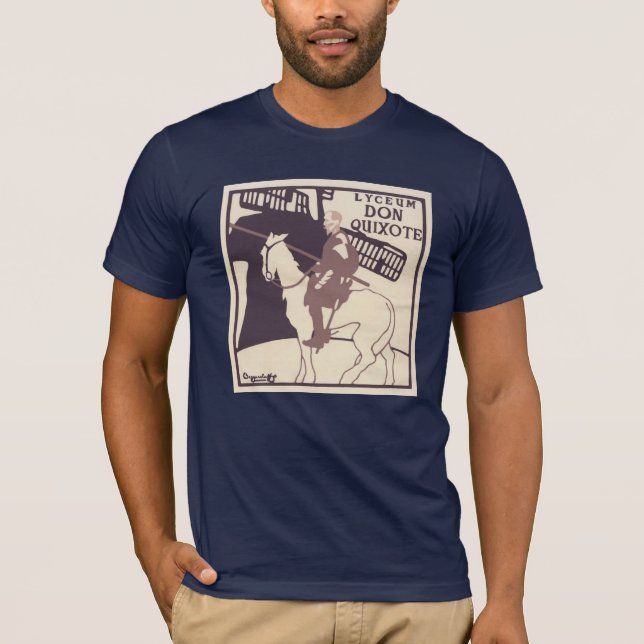 T-shirt Marine de Don Q de salle de conférence (Devant)