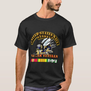 T-shirt Marine - Seabee - Vietnam Vétérinaire