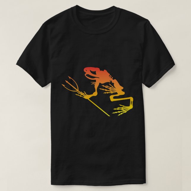 T-shirt Marine SEL Bonefrog II Frogman Gold (Design devant)