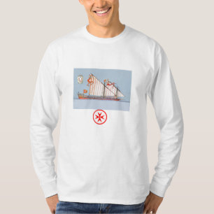 T-shirt Marine Toscane Médicis