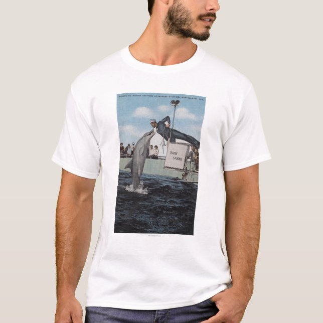 T-shirt Marineland, la Floride - marin Mouthfeeding (Devant)