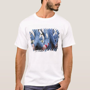 T-shirt Marines civiles de Guerre-ère des USA, militaires