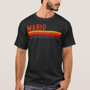T-shirt Mario Retro Vintage Limited Edition 80s 90s garço