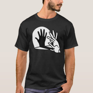 T-shirt Marionnette d'ombre de lapin