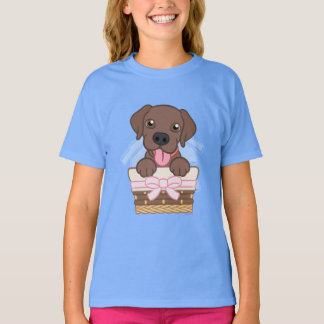 T-shirt marionnettes au chocolat du Labrador