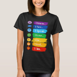 T-shirt Marka Yoga Je vois maintenant que je parle J'aime 