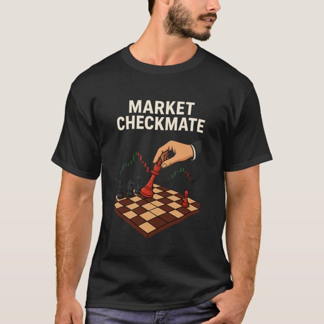 T-shirt Market Checkmate Trader Chess Tee (Devant)