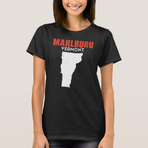 T-shirt Marlboro Vermont USA State America Travel Vermonte