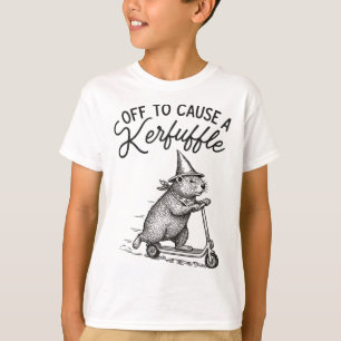 T-shirt Marmotte sur scooter de santé mentale en route pou