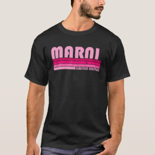 T-shirt MARNI Nom Personnalisé Retro Vintage 80S 90S Birt