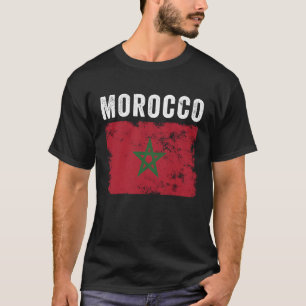 T-shirt Maroc Drapeau Hommes déçus Femmes Enfants Marocain