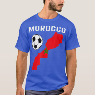 T-shirt Maroc Drapeau Jersey Maroc Football Marocain